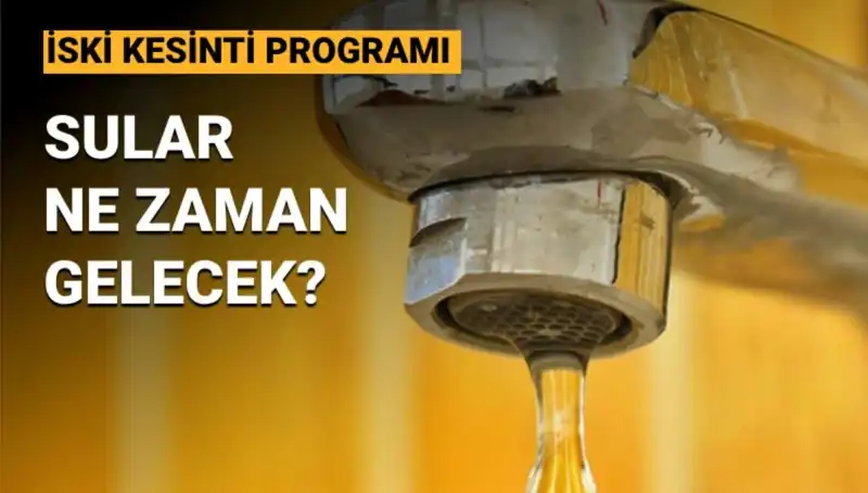 İstanbul'un Su Kesintisi Programı: Maltepe, Gaziosmanpaşa ve Sarıyer'de Ne Olacak?