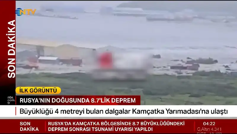 Kamçatka Kıyılarında İlk Tsunami Dalgaları Hızla Ulaşıyor: Ne Oluyor?