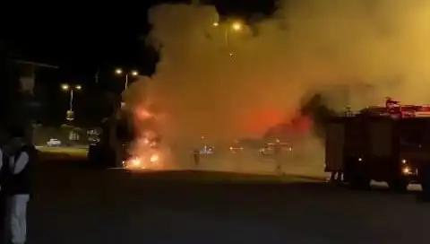 Zonguldak'ta Seyir Halindeki TIR Alev Alev Yandı, Korku Dolu Anlar!