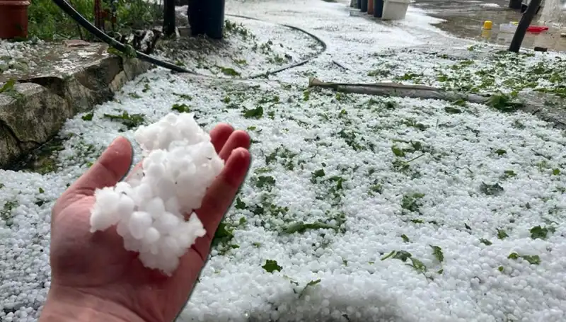 Haziran Ayında Yaşanan Dolu Olayı: Beyaz Halı Altında Kaldık!