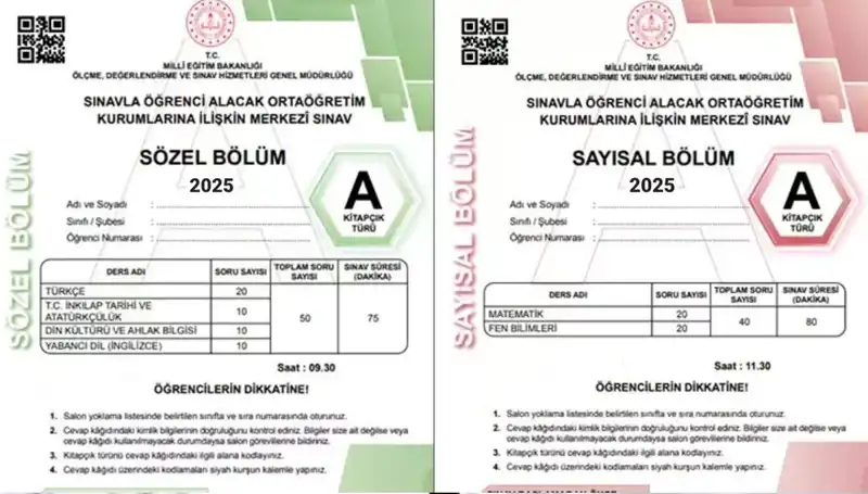 2025 LGS Sınavı İçin Soru ve Cevap Anahtarı Yayın Tarihleri Açıklandı!