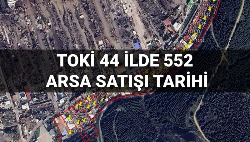 TOKİ'den 552 Arsa Satışı: 44 İlde Açık Artırma Heyecanı 2025'te!