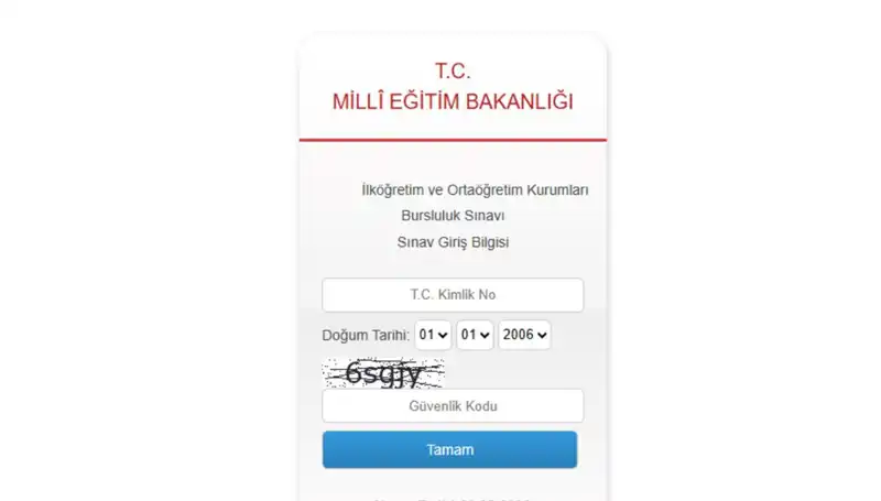 2025 MEB Bursluluk Sınavı Giriş Belgesi Nasıl Alınır?