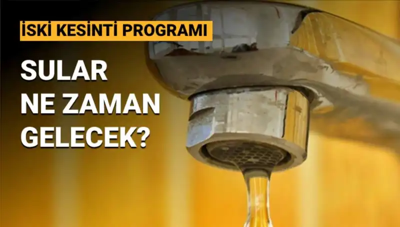 İstanbul'da Su Kesintisi: 14 Mayıs Üsküdar ve Ümraniye Programı Açıklandı!