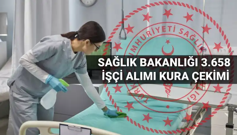 2025’te Sağlık Bakanlığı’na 3.658 İşçi Alımı Kura Tarihi Açıklandı
