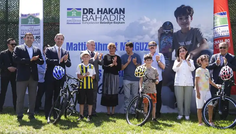 Bahçelievler'de Gençlerin Yeni Favorisi: Mattia Ahmet Minguzzi Skate Parkı Açıldı